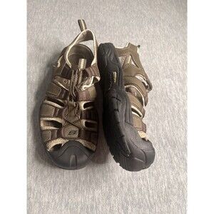 Skechers Men's Journeyman 50492 Brown/Tan Safari Water Shoes Hiking Sandals Sz 1